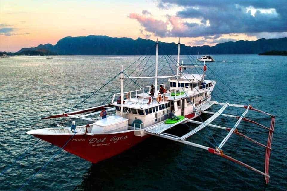 agos liveaboard diving boat in coron