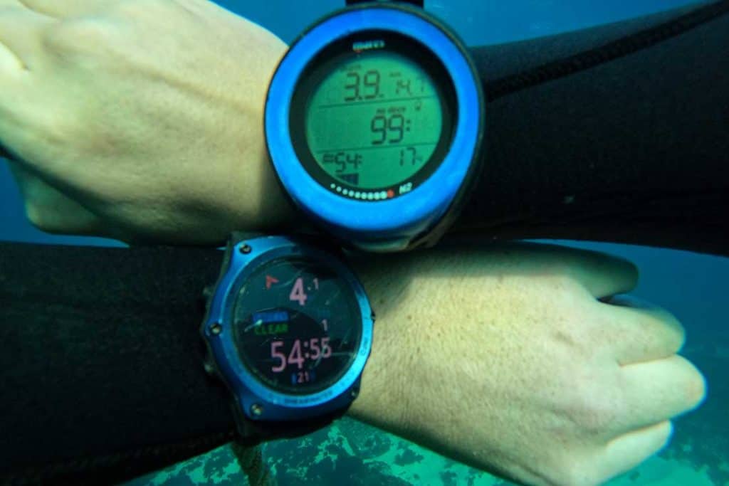 mares and teric dive computers